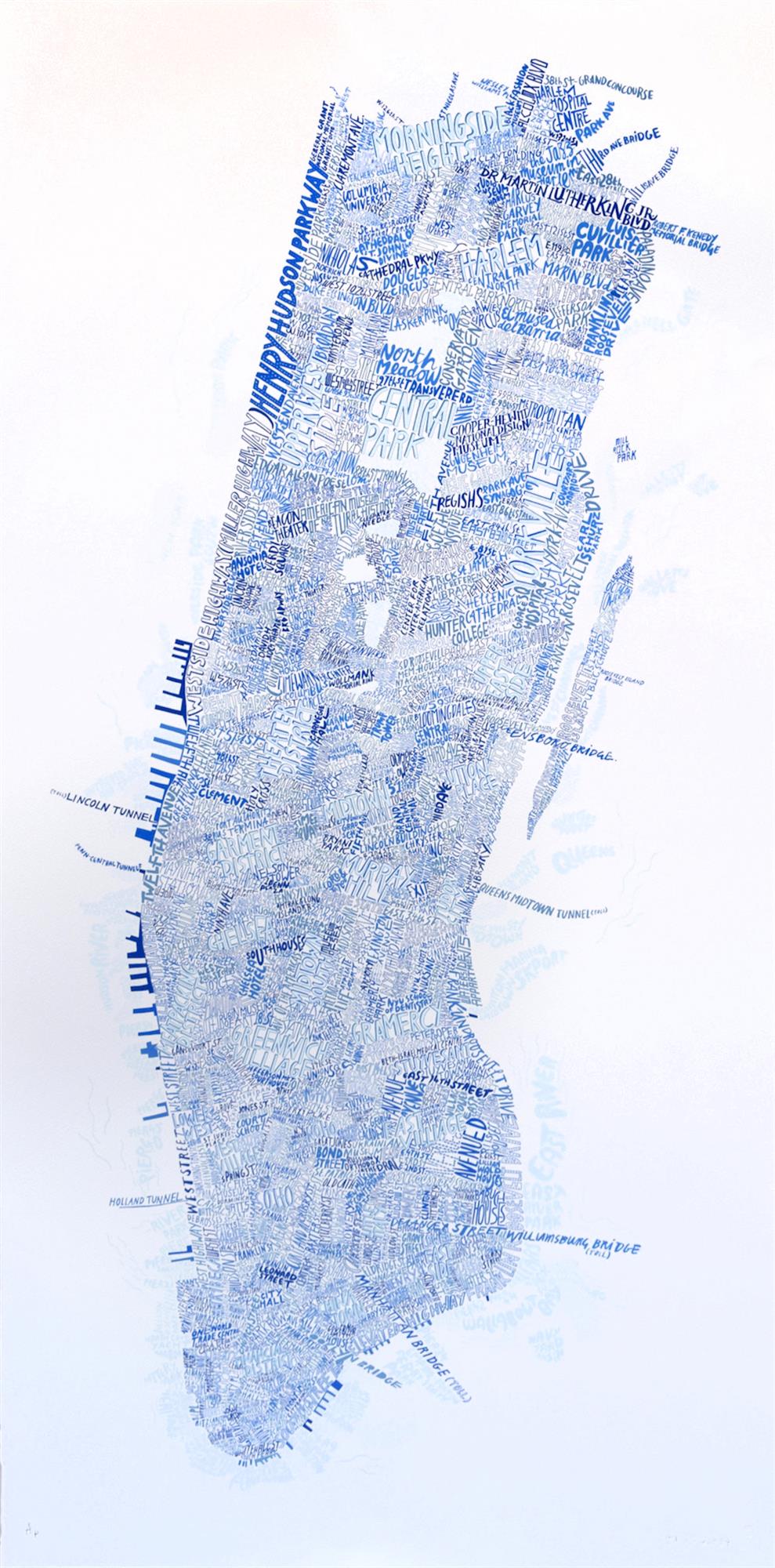 Manhattan print