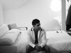 Amir Khan on bed London 2012 (Chris Floyd)