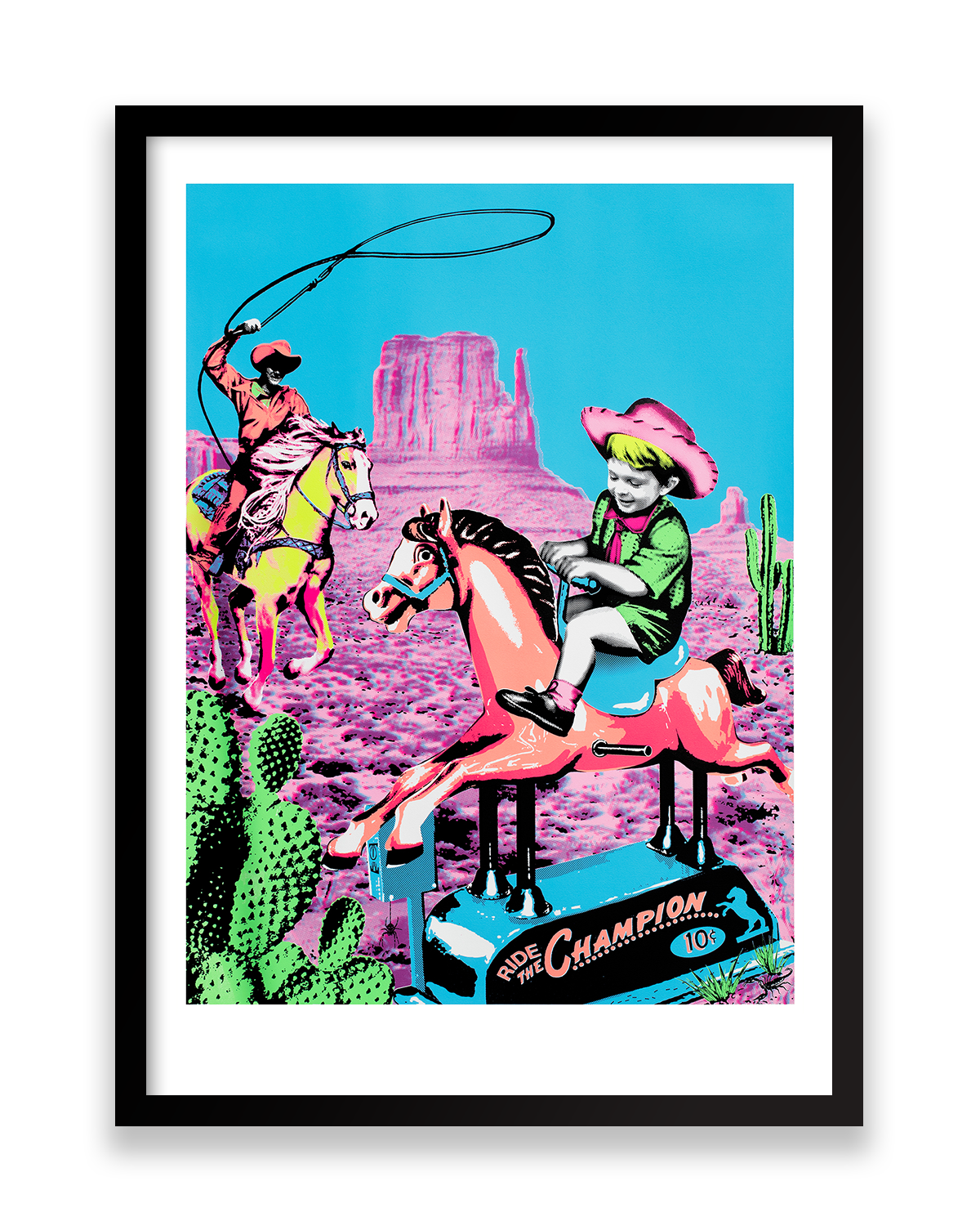Cowboy Rodeo Print