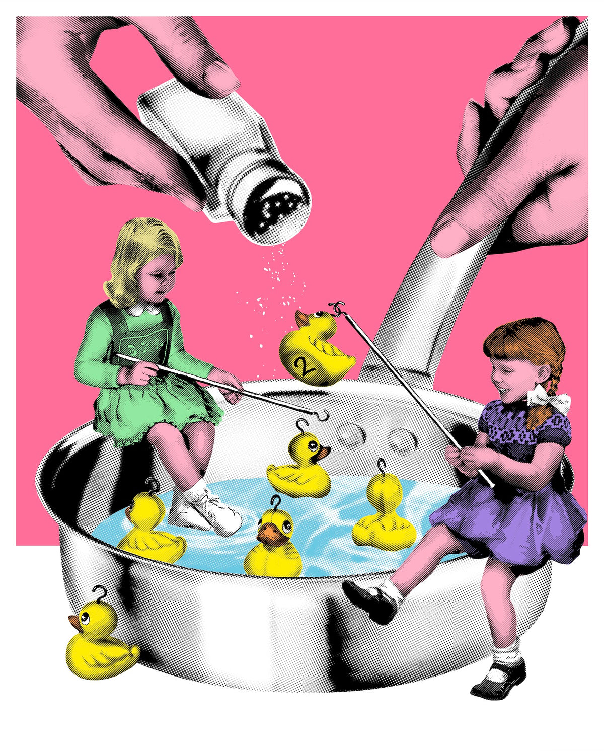 Pluck a Duck (hand embellished)