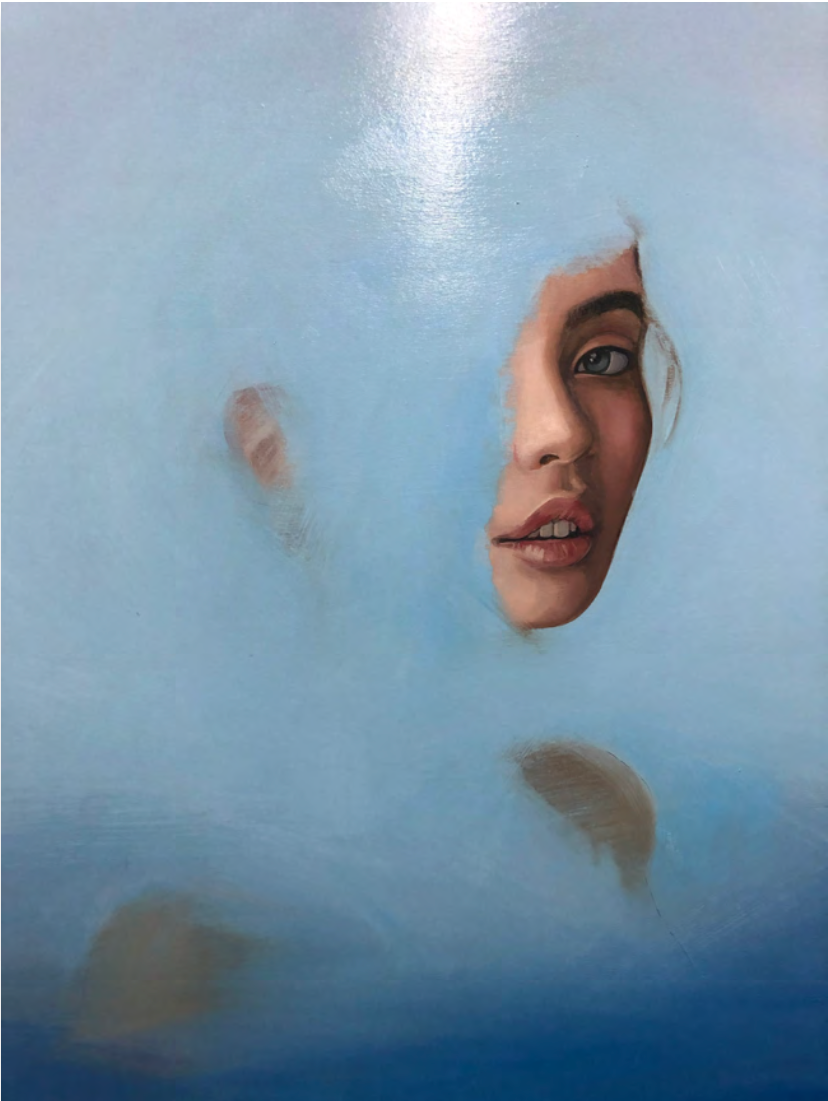 Girl in Blue (Abstract Realism Series)