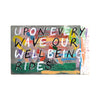 Upon Every Wave Our Wellbeing Rides. Hand Embellished