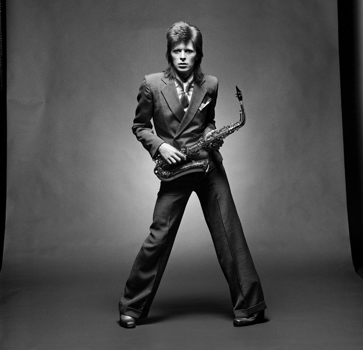 Bowie With Sax 1973