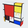 Melting Mondrian