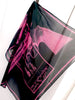 Elvis Gun Cheque Silk Scarf