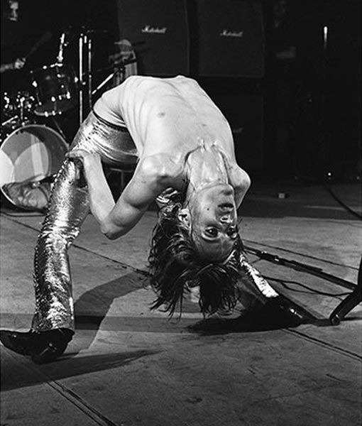 Iggy Pop Back Bend London 1972