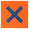 X Marks The Spot (Blue on Orange)