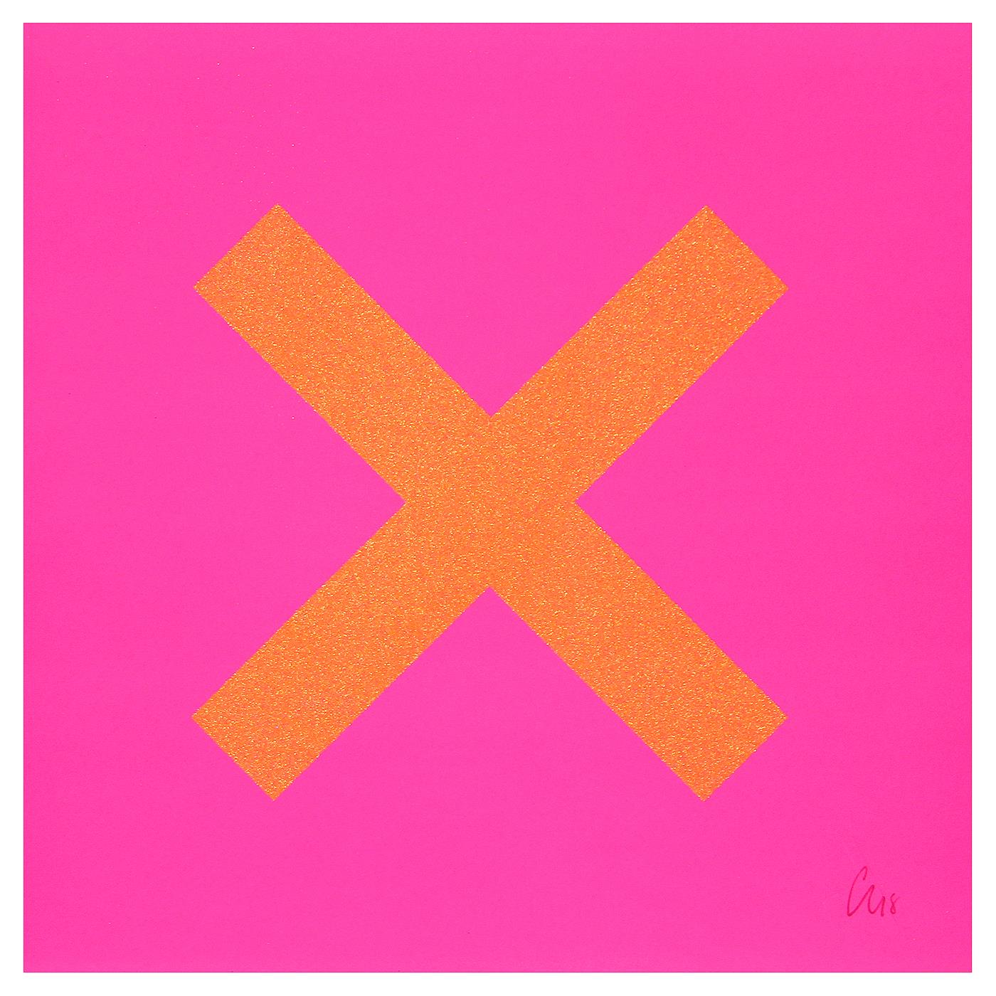 West Contemporary Editions - Buy X Marks The Spot (Orange on Pink