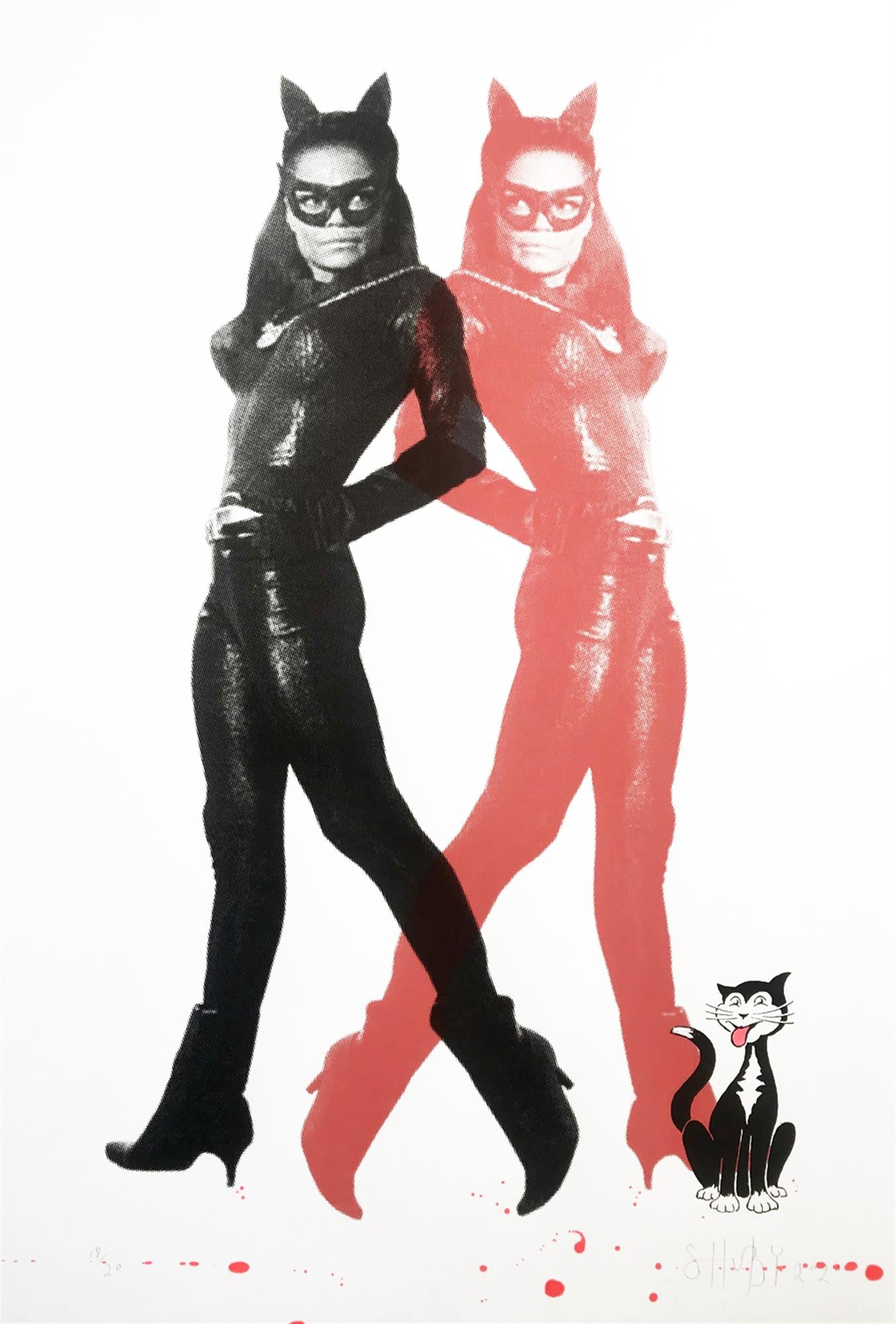 CAT WOMAN, EARTHA KITT (Black, Red)