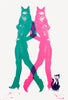 CAT WOMAN, EARTHA KITT (TEAL PINK)