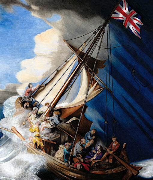 Storm On The Great Sea of Britain (framed)