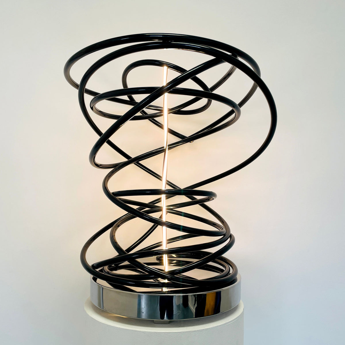 White In Black Spiral