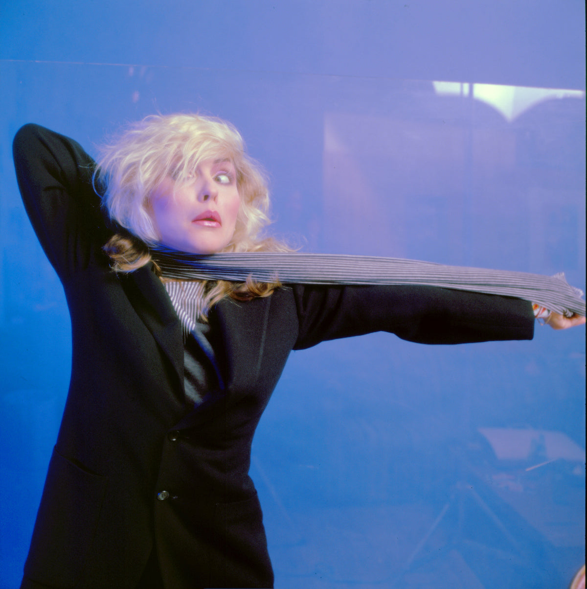 debbie harry blue dress Blondie outfits 70s