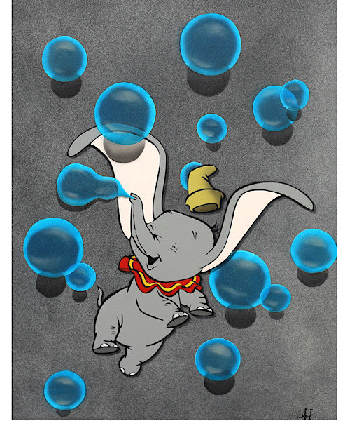 Dumbo Blowing Bubbles