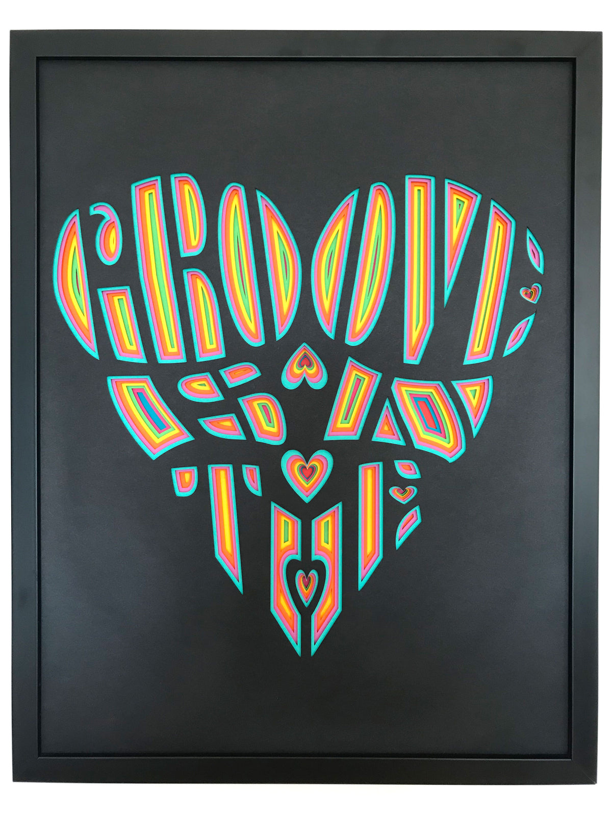 Groove Is In The Heart (framed)