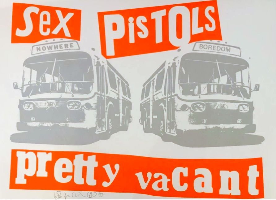 Pretty Vacant/Two Buses (Orange & Silver Colourway)