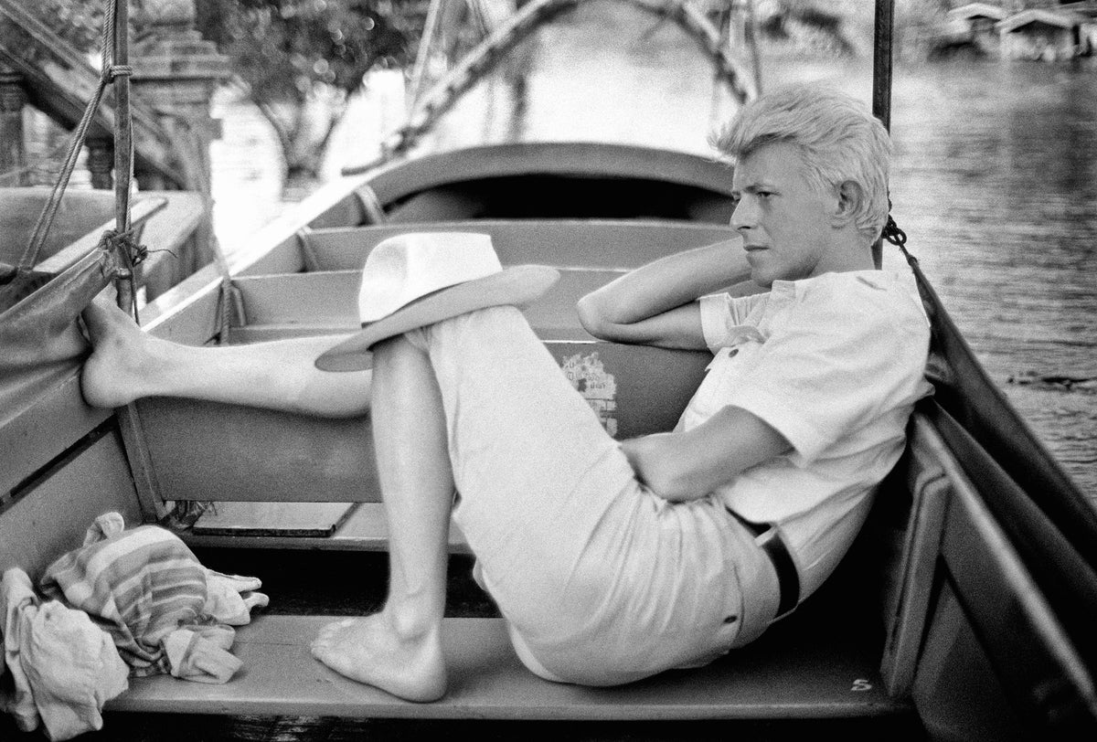 David Bowie Chao Phraya River Bangkok 1983