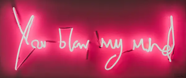 You Blow My Mind (Pink On White)
